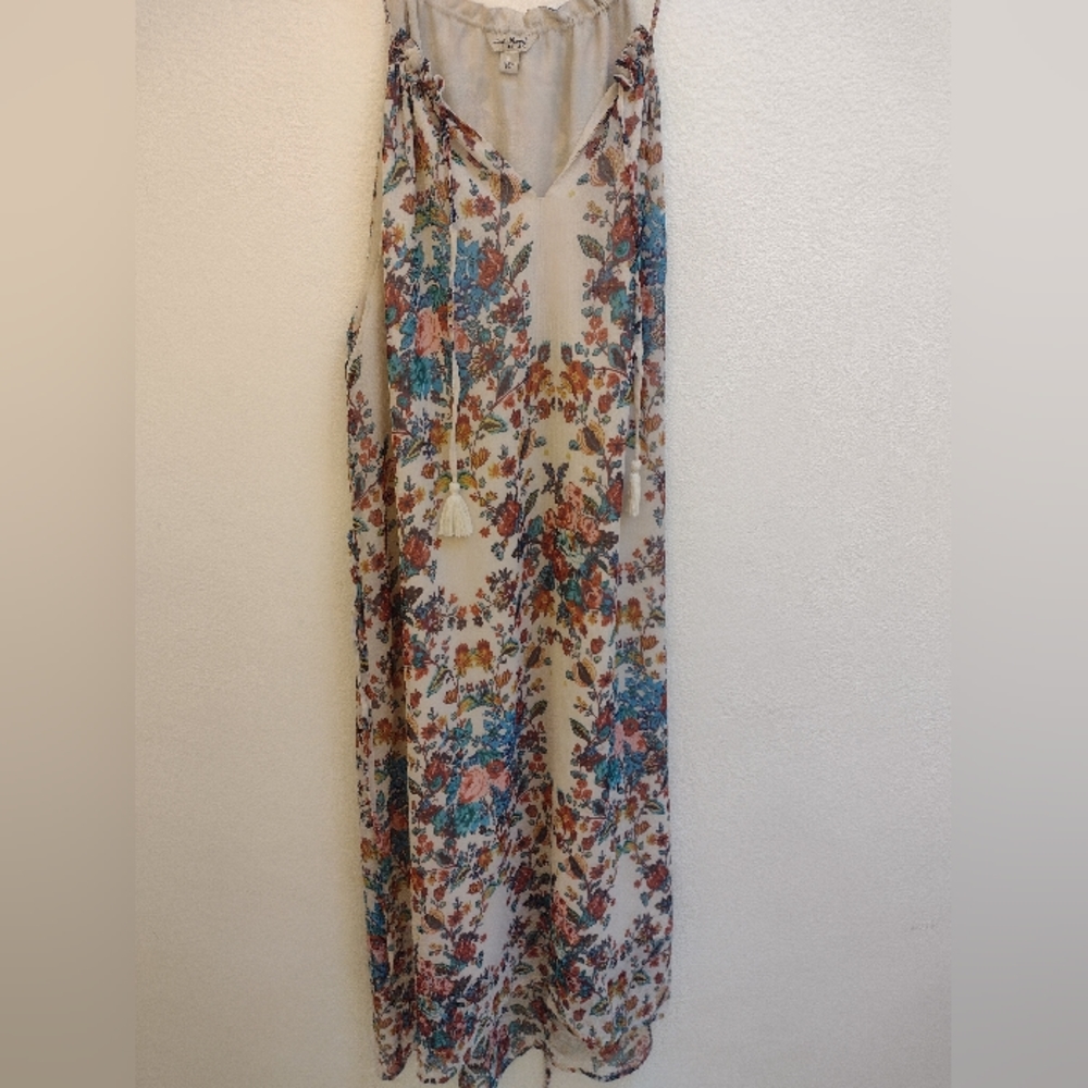 Lucky brand dress floral size L